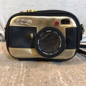 Betsy Johnson Camera Crossbody Bag